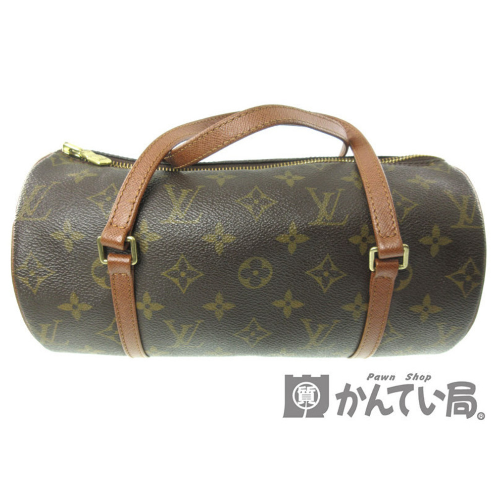 LOUIS VUITTON Papillon Handbag Monogram Canvas Brown